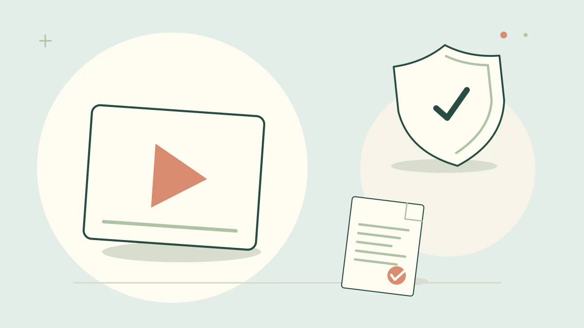 Vizionare video și verificarea separată a documentelor